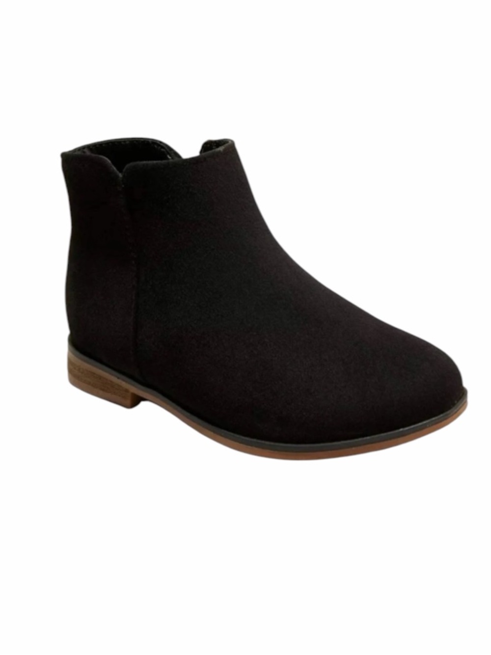 NWT Size 11 Cat & Jack Toddler Girls' Black Penelope Boots Zip Faux Suede